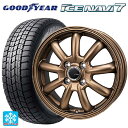 155/65R14 75Q グッドイヤー アイスナビ7(限定) # ジャパン三陽 ジェーピースタイル バーニー リミテッドエディション マットブロンズ 14-4.5J 国産車用 スタッドレスタイヤホイール4本セット