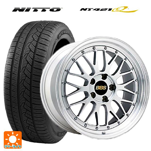【6/11 1:59迄 全品ポイント5倍】225/55R19 99V ニットー NT421Q BBS LM DS-SLD 19-8J 国産車用 サマータイヤホイール4本セット