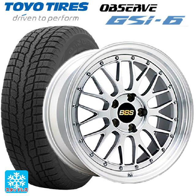 【5/20限定 最大3万円OFFクーポン】225/60R18 100Q トーヨー オブザーブ GSI-6 BBS LM DS-SLD 18-8J 国産車用 スタッドレスタイヤホイール4本セット