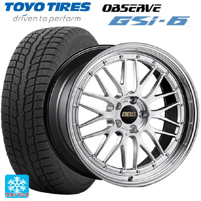 225/60R18 100Q トーヨー オブザーブ GSI-6 BBS LM DS-BKBD 18-8.5J 国産車用 スタッドレスタイヤホイール4本セット