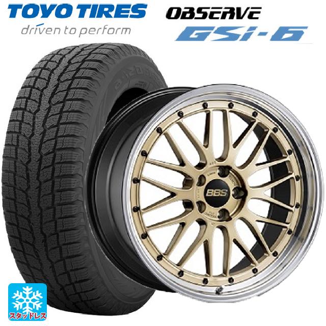 225/60R18 100Q トーヨー オブザーブ GSI-6 BBS LM GL-BKBD 18-8.5J 国産車用 スタッドレスタイヤホイール4本セット