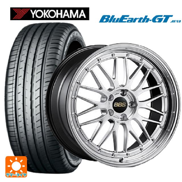 225/40R19 93W XL ヨコハマ ブルーアースGT AE51 BBS LM DS-BKBD 19-8J 国産車用 サマータイヤホイール4本セット