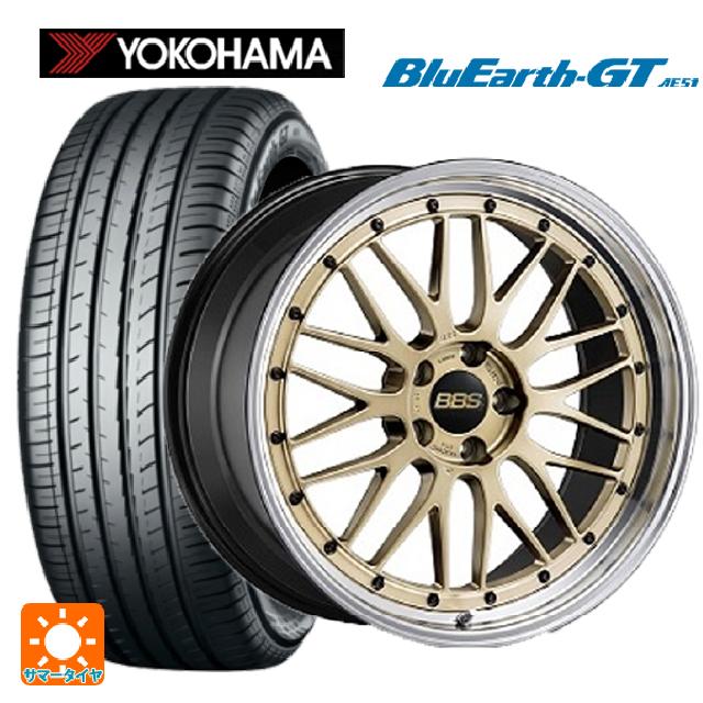 225/50R18 95W ヨコハマ ブルーアースGT AE51 BBS LM GL-BKBD 18-7.5J 国産車用 サマータイヤホイール4本セット