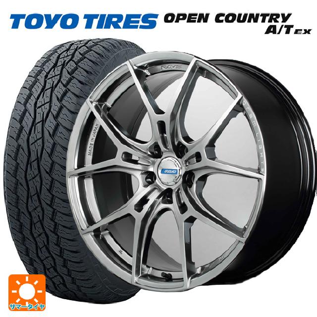 【5/20限定 最大3万円OFFクーポン】235/60R18 103H トーヨー オープンカントリー A/T EX ホワイトレター ＃ レイズ グラムライツ 57エフエックスズィー QNJ 18-7.5J 国産車用 サマータイヤホイール4本セット