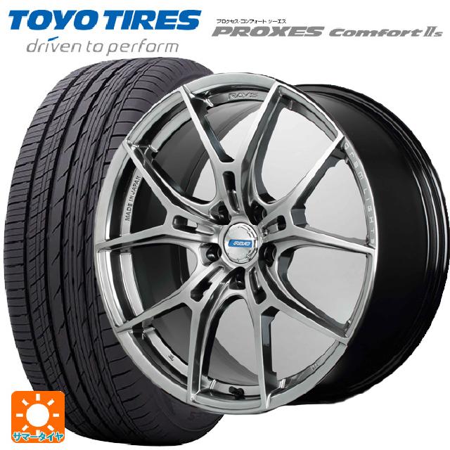 【6/11 1:59迄 全品ポイント5倍】225/55R19 99V トーヨー プロクセス　コンフォート2S レイズ グラムライツ 57エフエックスズィー リミテッドエディション QNJ 19-8J 国産車用 サマータイヤホイール4本セット
