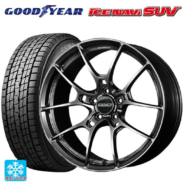 スバル フォレスター(SL系)用 225/55R18 98Q グッドイヤー アイスナビ SUV # レイズ ボルクレーシング G025 HK 新品スタッドレスタイヤホイール 4本セット