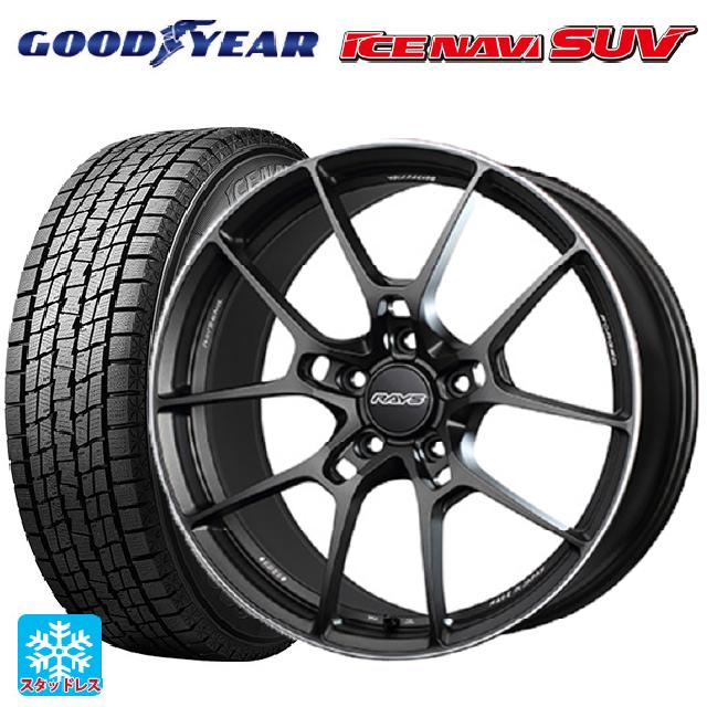 235/55R18 100Q グッドイヤー アイスナビ SUV # レイズ ボルクレーシング G025 MK 18-8J 国産車用 スタッドレスタイヤホイール4本セット