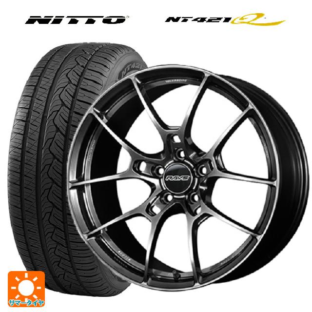 235/55R19 105W XL ニットー NT421Q レイズ ボルクレーシング G025 HK 19-8J 国産車用 サマータイヤホイール4本セット