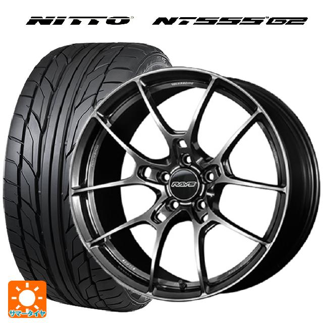 スズキ スイフトスポーツ(ZC33S)用 215/35R18 84W XL ニットー NT555 G2 ボルクレーシング G025 HK 新品サマータイヤホイール 4本セット