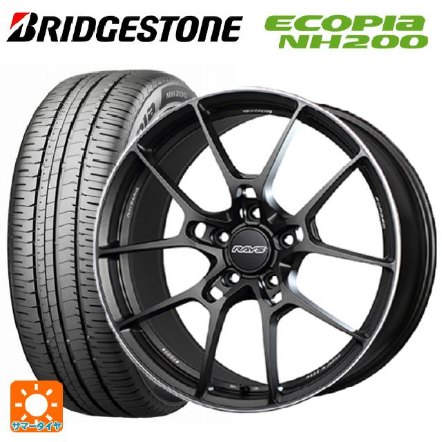 2023年製 215/45R18 93W XL ブリヂストン エコピア NH200 正規品 # レイズ ボルクレーシング G025 MK 18-7.5J 国産車用 サマータイヤホイール4本セット