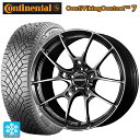 225/45R18 95T XL コンチネンタル コンチバイキングコンタクト7 正規品 レイズ ボルクレーシング G025 HK 18-7.5J 国産車用 スタッドレスタイヤホイール4本セット