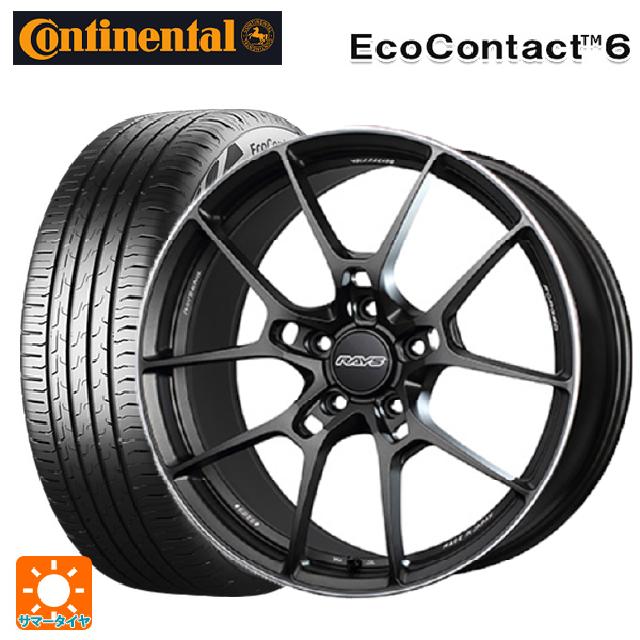 【6/22 20時〜 全品P5倍＆クーポン】185/55R16 87H XL コンチネンタル エココンタクト 6 正規品 レイズ ボルクレーシング G025 MK 16-6J 国産車用 サマータイヤホイール4本セット
