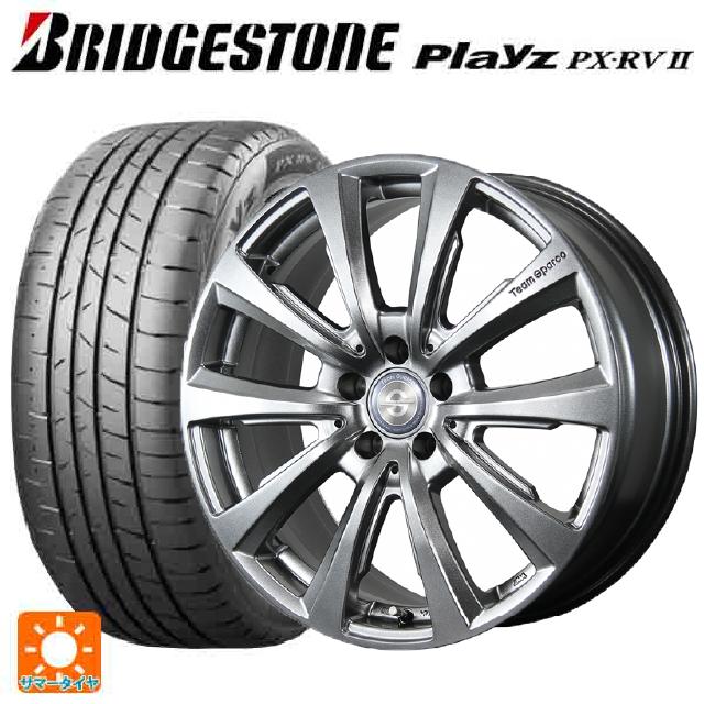 【6/11 1:59迄 全品ポイント5倍】ミニ ミニクーパー(電気自動車)(J01)用 195/60R16 89H ブリヂストン プレイズ PX-RV2 正規品 # トピー チームスパルコ ヴァローザ バージョン02 MG 新品サマータイヤホイール 4本セット
