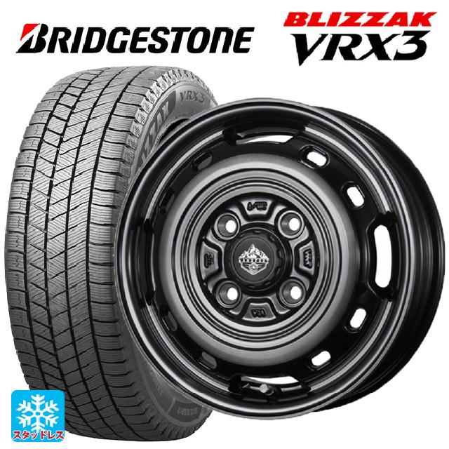 2024年製 165/60R14 75Q ブリヂストン ブリザック VRX3 正規品 トピー ランドフット XFG SC/P 14-4.5J 国産車用 スタッドレスタイヤホイール4本セット
