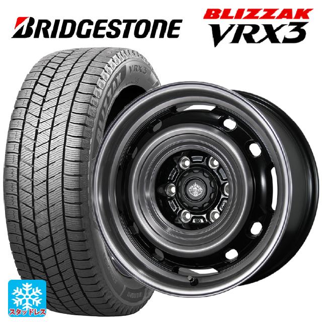 2024年製 165/60R14 75Q ブリヂストン ブリザック VRX3 正規品 トピー ランドフット XFG GB/P 14-4.5J 国産車用 スタッドレスタイヤホイール4本セット