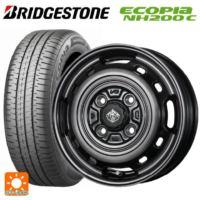 165/55R14 72V ブリヂストン エコピア NH200C 正規品 # トピー ランドフット XFG SC/P 14-4.5J 国産車用 サマータイヤホイール4本セット