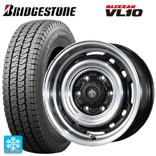2025年製 195/80R15 107/105N ブリヂストン ブリザック VL10 正規品 # トピー ランドフット XFG GB/P 15-6J 国産車用 スタッドレスタイヤホイール4本セット