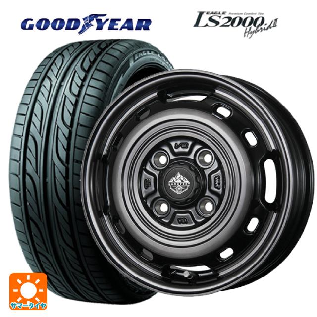 【最大3万円OFFクーポン 5/16 1:59迄】2024年製 165/50R15 73V グッドイヤー イーグル LS2000 ハイブリッド2 # トピー ランドフット XFG SC/P 15-4.5J 国産車用 サマータイヤホイール4本セット