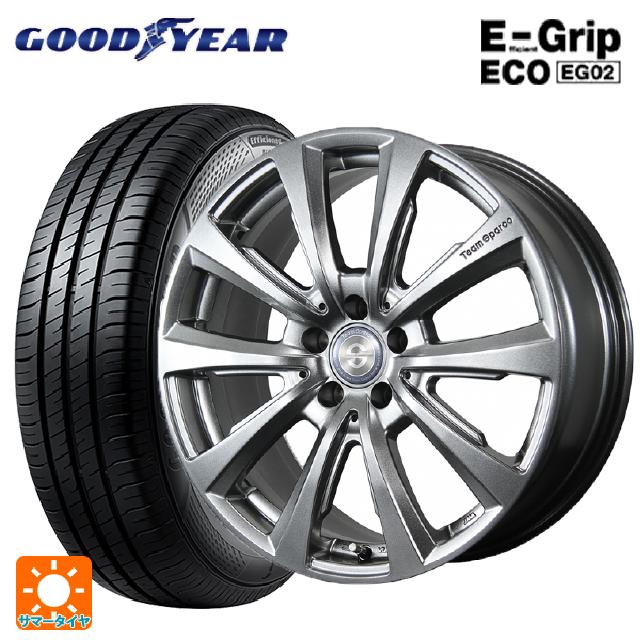 【6/11 1:59迄 全品ポイント5倍】ミニ ミニクーパー(電気自動車)(J01)用 195/60R16 89H グッドイヤー エフィシェントグリップ エコ EG02 トピー チームスパルコ ヴァローザ バージョン02 MG 新品サマータイヤホイール 4本セット