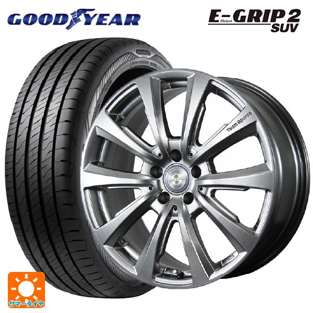 ミニ カントリーマン(U25)用 225/55R18 98V グッドイヤー エフィシェントグリップ 2 SUV トピー チームスパルコ ヴァローザ バージョン02 MG 新品サマータイヤホイール 4本セット