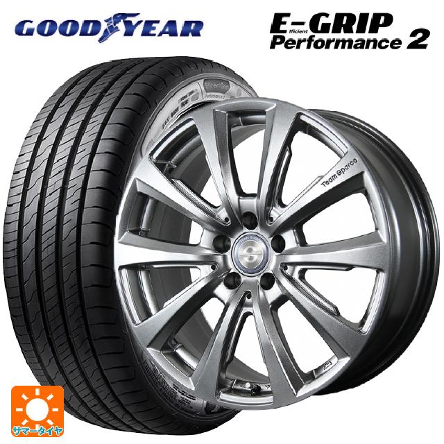 【6/11 1:59迄 全品ポイント5倍】ミニ ミニクーパー(電気自動車)(J01)用 195/60R16 89V グッドイヤー エフィシェントグリップ パフォーマンス2 トピー チームスパルコ ヴァローザ バージョン02 MG 新品サマータイヤホイール 4本セット