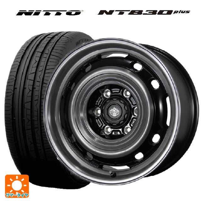 【6/22 20時〜 全品P5倍＆クーポン】165/55R15 75V ニットー NT830 プラス トピー ランドフット XFG GB/P 15-4.5J 国産車用 サマータイヤホイール4本セット