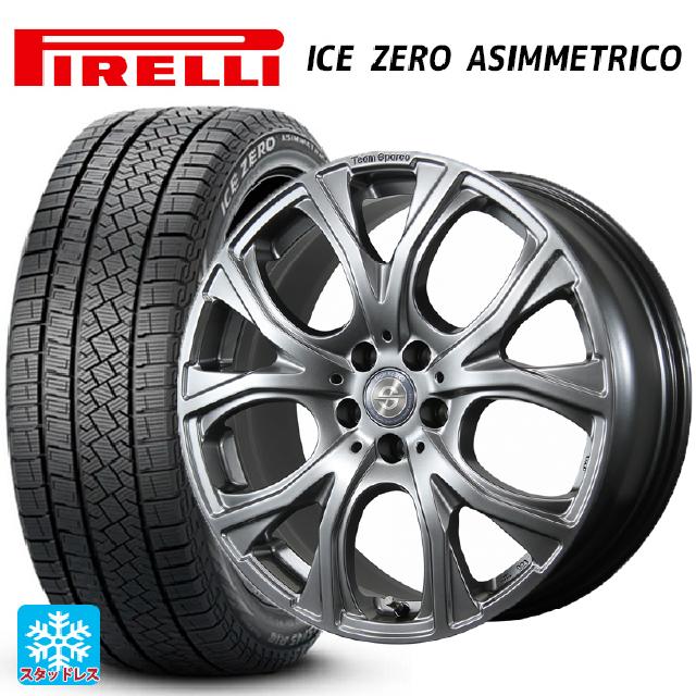 BMW iX1(U11)用 225/55R18 102H XL ピレリ ウインター アイスゼロ アシンメトリコ 正規品 チームスパルコ ヴェネージュ H/MG 新品スタッドレスタイヤホイール 4本セット