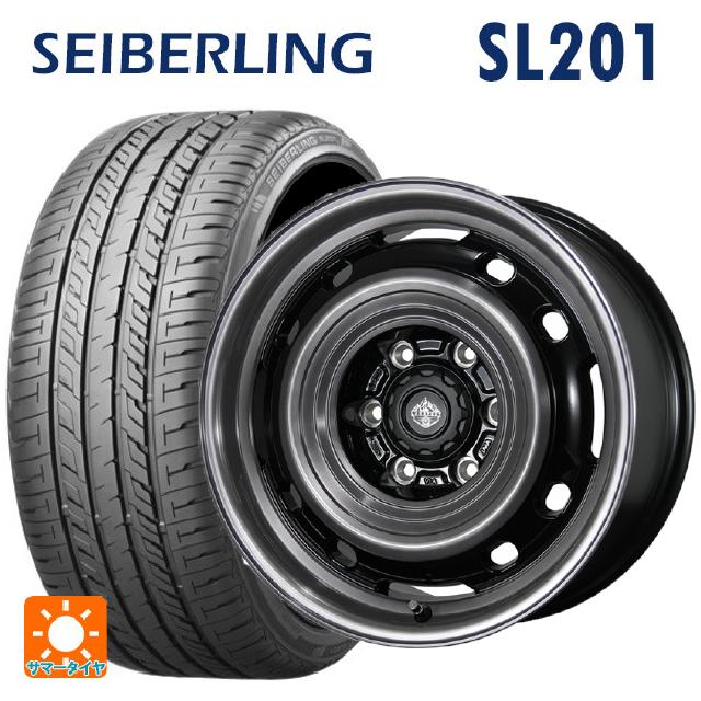 【6/15〜16限定 全品P5倍＆クーポン】165/55R15 75V セイバーリング セイバーリング SL201(ブリヂストン工場生産） トピー ランドフット XFG GB/P 15-4.5J 国産車用 サマータイヤホイール4本セット