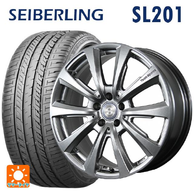 ミニ エースマン(J05)用 225/45R18 95W XL セイバーリング セイバーリング SL201(ブリヂストン工場生産） トピー チームスパルコ ヴァローザ バージョン02 # MG 新品サマータイヤホイール 4本セット