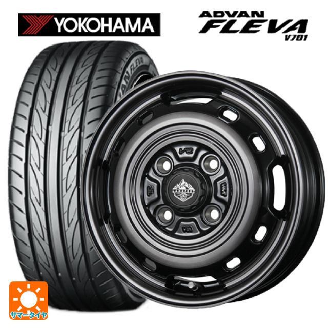 【6/22 20時〜 全品P5倍＆クーポン】165/50R15 73V ヨコハマ アドバン フレバ V701 正規品 トピー ランドフット XFG SC/P 15-4.5J 国産車用 サマータイヤホイール4本セット