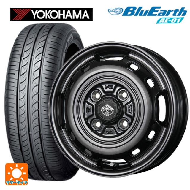 【6/22 20時〜 全品P5倍＆クーポン】165/55R14 72V ヨコハマ ブルーアース AE01 トピー ランドフット XFG SC/P 14-4.5J 国産車用 サマータイヤホイール4本セット