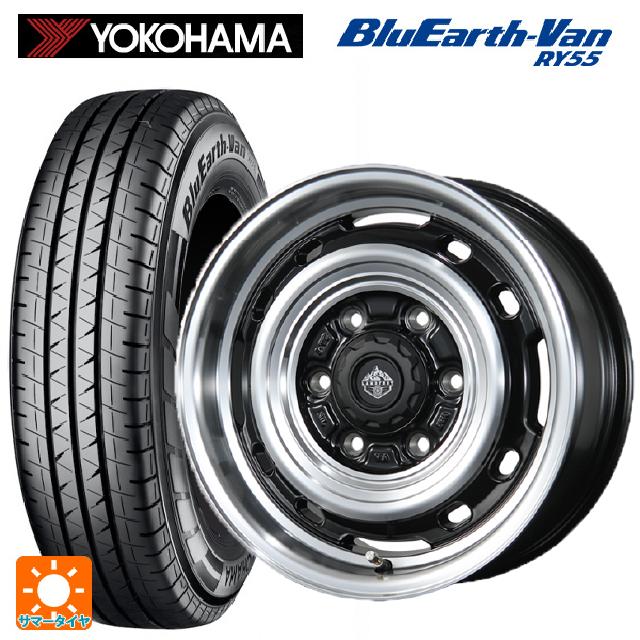 【7/4 20時〜 最大3万円OFFクーポン】195/80R15 107/105N ヨコハマ ブルーアースキャンパー RY55E トピー ランドフット XFG GB/P 15-6J 国産車用 サマータイヤホイール4本セット