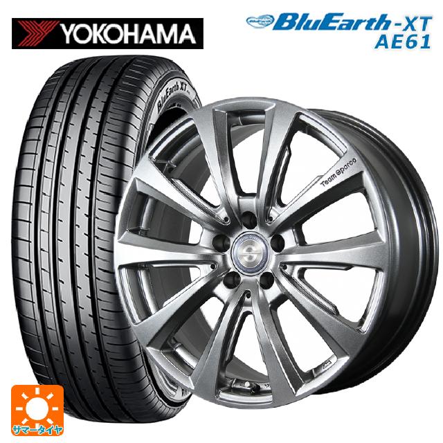 メルセデスベンツ EQS(V297)用 235/55R19 105V XL ヨコハマ ブルーアースXT AE61 チームスパルコ ヴェローザ バージョン02 MG 新品サマータイヤホイール 4本セット