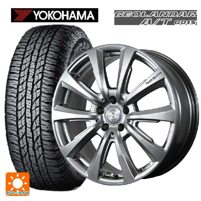 メルセデスベンツ EQS(V297)用 235/55R19 105H XL ヨコハマ ジオランダー A/T G015 ブラックレター チームスパルコ ヴェローザ バージョン02 MG 新品サマータイヤホイール 4本セット