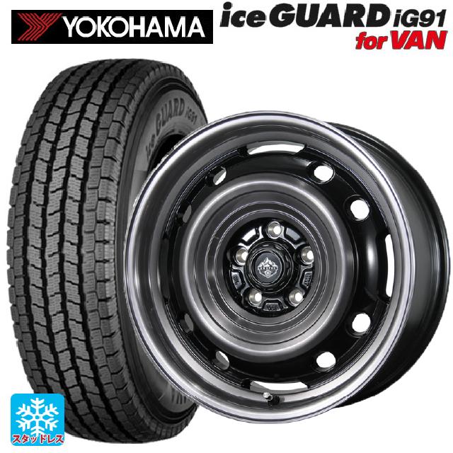 【10/17 23:59迄　最大3万円OFFクーポン】トヨタ タウンエース(S400系(M/C後))用 165/80R14 97/95N ヨコハマ アイスガード IG91 for VAN トピー ランドフット XFG SC/P 新品スタッドレスタイヤホイール 4本セット