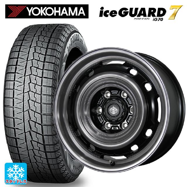 165/60R14 75Q ヨコハマ アイスガード7(IG70) トピー ランドフット XFG GB/P 14-4.5J 国産車用 スタッドレスタイヤホイール4本セット