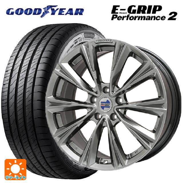 【6/11 1:59迄 全品ポイント5倍】ミニ ミニクロスオーバー(F60)用 225/50R18 99W グッドイヤー エフィシェントグリップ パフォーマンス2 ケレナーズ エックスライン クロームハイパーブラック 新品サマータイヤホイール 4本セット