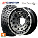 スズキ ジムニーシエラ(74系)用 215/75R15 100/97Q BFグッドリッチ マッドテレーン TA KM3 ブラックレター 正規品 ナイトロパワーH12 ショットガン ブラッククリア/マシニング 新品サマータイヤホイール 5本セット