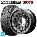 スズキ ジムニーシエラ(74系)用 195/80R15 96Q ブリヂストン ブリザック DMV2 正規品 ナイトロパワーH12 ショットガン バレルブラック 新品スタッドレスタイヤホイール 5本セット