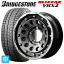 215/65R16 98Q ブリヂストン ブリザック VRX2(限定) 正規品 マルカサービス ナイトロパワーH12 ショットガン ブラッククリア/マシニング 16-5.5J 国産車用 スタッドレスタイヤホイール4本セット