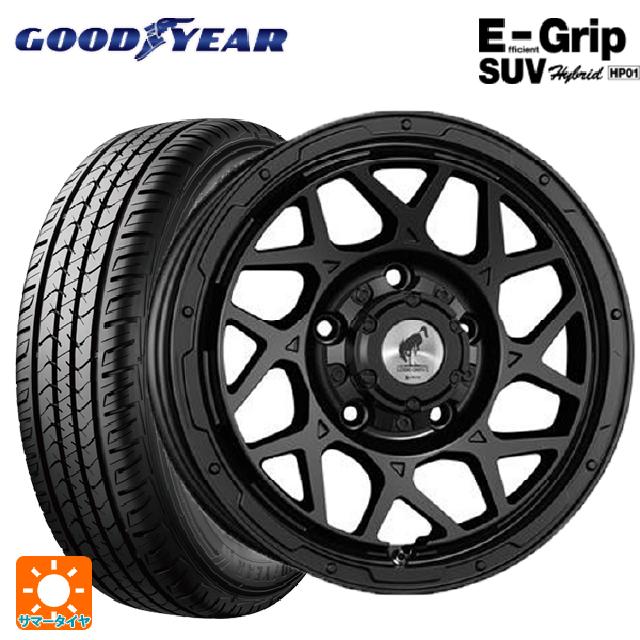 【最大3万円OFFクーポン 5/16 1:59迄】175/80R16 91S グッドイヤー エフィシェントグリップSUV HP01 ＃ スーパースター ロディオドライブ 8Mモノ マットブラック 16-6J 国産車用 サマータイヤホイール4本セット