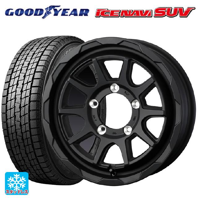 スズキ ジムニーノマド(JC74W)用 225/70R16 103Q グッドイヤー アイスナビ SUV # ウェッズ マッドヴァンス06 フルマットブラック 新品スタッドレスタイヤホイール 4本セット