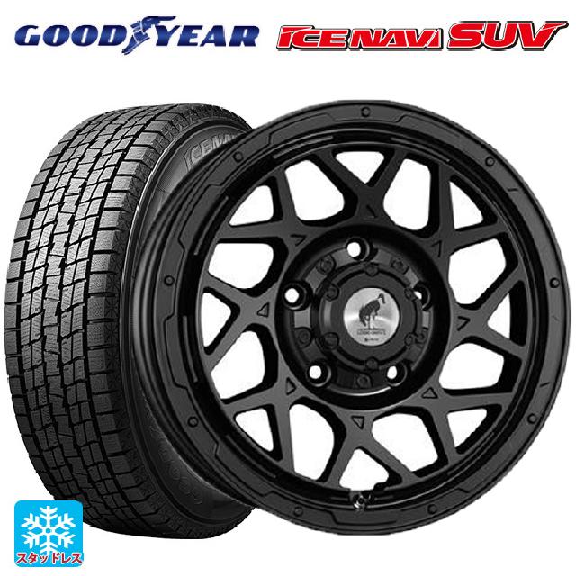 215/65R16 98Q グッドイヤー アイスナビ SUV スーパースター ロディオドライブ 8Mモノ マットブラック 16-6J 国産車用 スタッドレスタイヤホイール4本セット