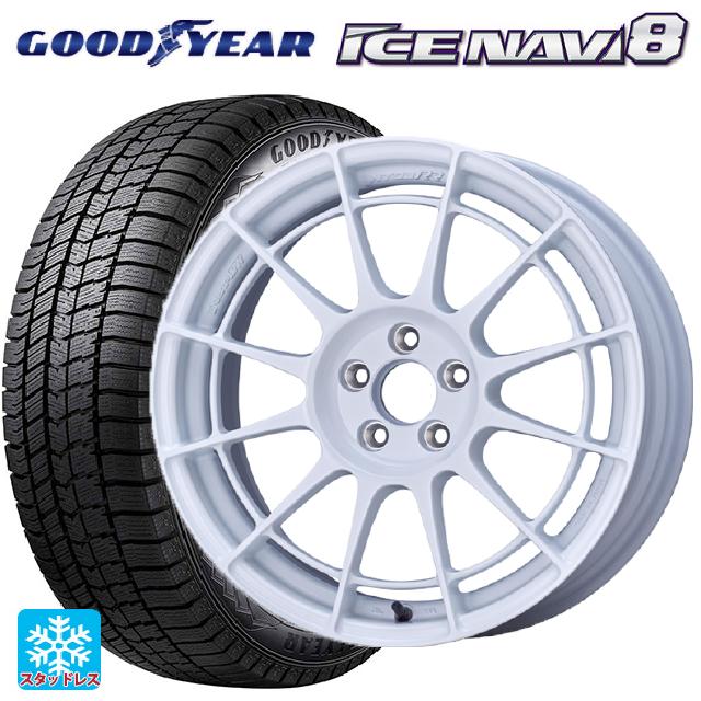 205/50R17 93Q XL グッドイヤー アイスナビ8 エンケイ レーシングレボリューション NT03RR For GR86 / BRZ Cup（NTR1775445100W） # W 17-7.5J 国産車用 スタッドレスタイヤホイール4本セット