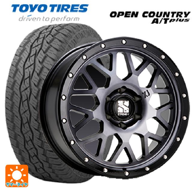 ミツビシ トライトン(GSRグレード)(LC2T)用 265/65R17 112H トーヨー オープンカントリー ATプラス エクストリームJ XJ04 Gloss Blk. M. Smoke 新品サマータイヤホイール 4本セット