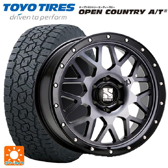 トヨタ ランドクルーザー250(250系)用 265/60R20 112H トーヨー オープンカントリー AT3 ブラックレター エクストリームJ XJ04 Gloss Blk. M. Smoke 新品サマータイヤホイール 4本セット