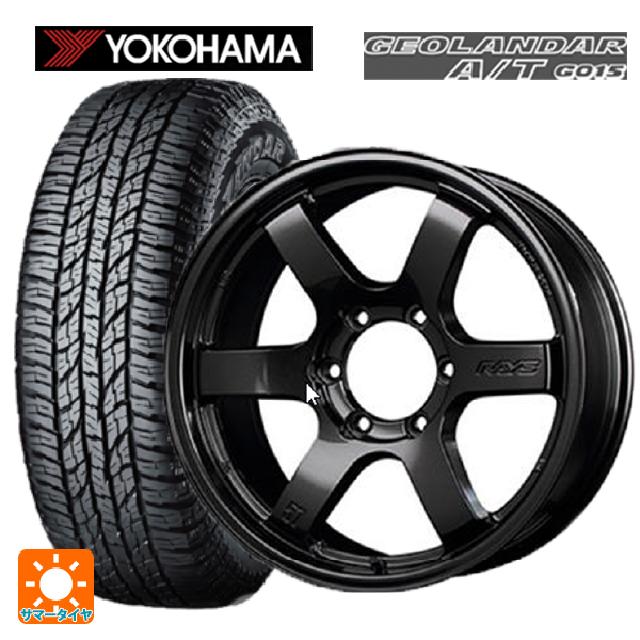 トヨタ ランドクルーザー250(250系)用 265/65R18 125/122S ヨコハマ ジオランダー A/T G015 ブラックレター グラムライツ 57DRX AXZ 新品サマータイヤホイール 4本セット