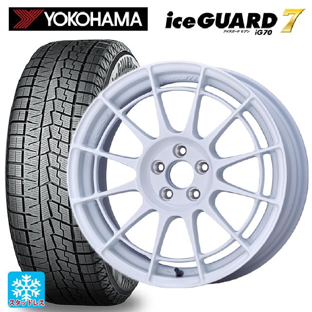 2024年製 205/50R17 93Q ヨコハマ アイスガード7(IG70) エンケイ レーシングレボリューション NT03RR For GR86 / BRZ Cup（NTR1775445100W） # W 17-7.5J 国産車用 スタッドレスタイヤホイール4本セット