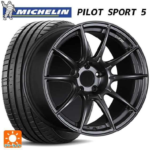 トヨタ GRヤリス(PA系)用 235/40R18 95Y XL ミシュラン 正規品 パイロットスポーツ5 SSR GT X01 フラットブラック 新品サマータイヤホイール 4本セット