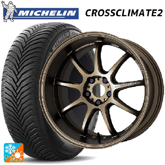 トヨタ GRヤリス(PA系)用 235/40R18 95Y XL ミシュラン 正規品 クロスクライメイト2 エモーション D9R AHG 新品オールシーズンタイヤホイール 4本セット